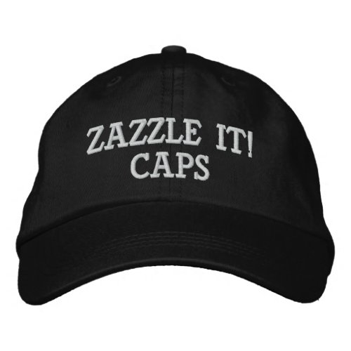 Custom Personalized Embroidered Baseball Cap Blank