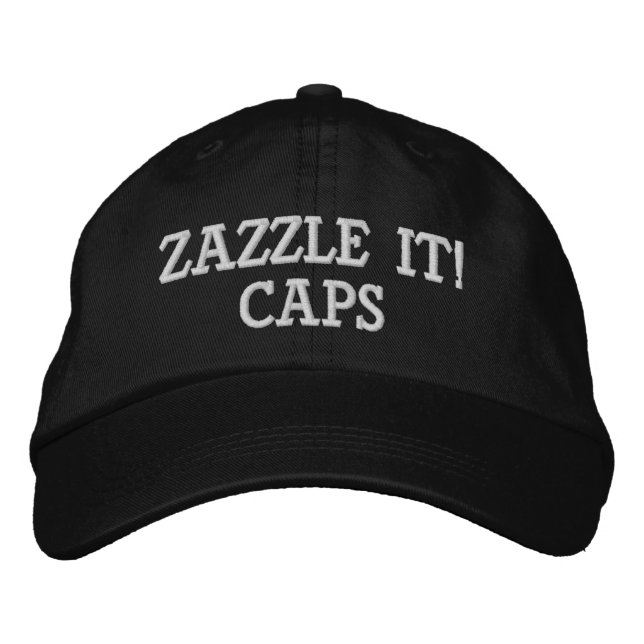 Custom Personalized Embroidered Baseball Cap Blank (Front)