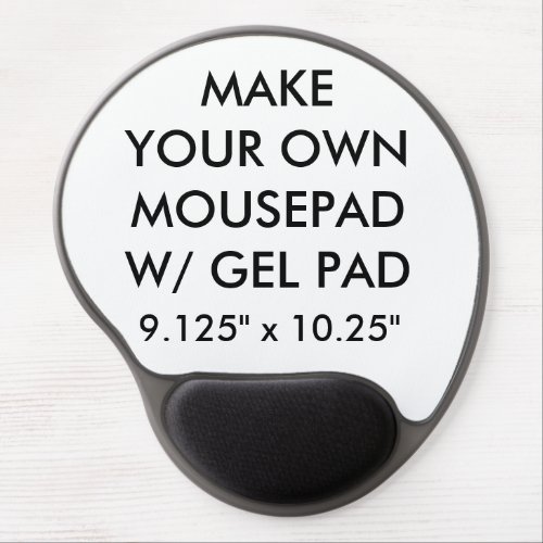 Custom Personalized Ergonomic Mousepad w Gel Pad