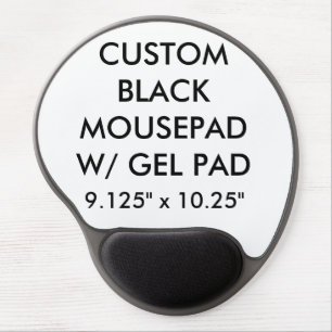 Custom Personalized Ergonomic Mousepad w/ Gel Pad