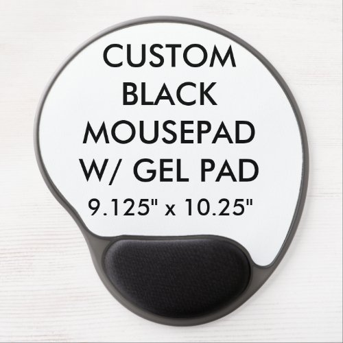 Custom Personalized Ergonomic Mousepad w Gel Pad