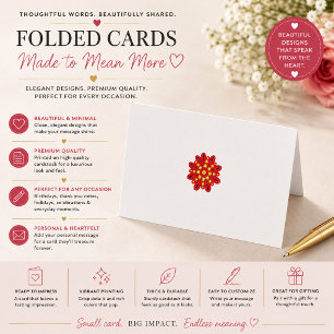 Custom Personalized Event Folded Card