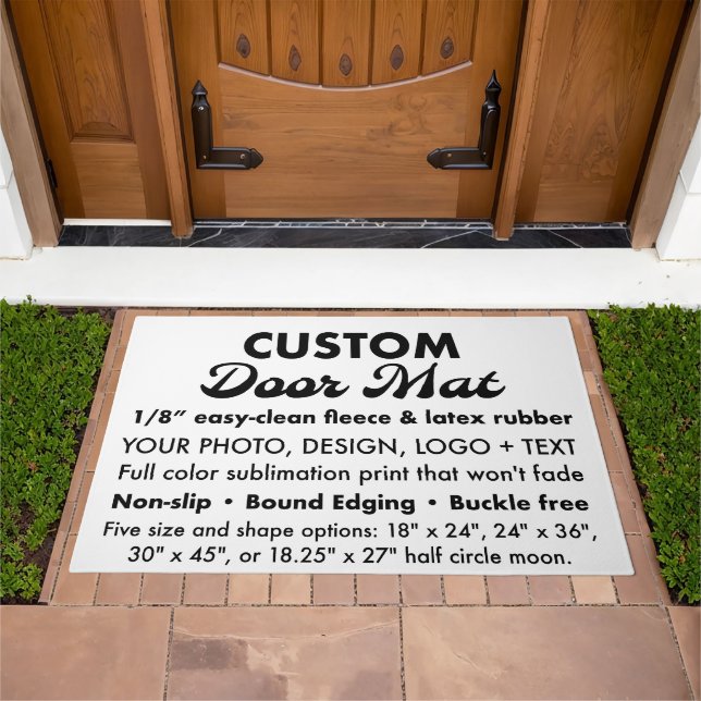 Custom Personalized Extra Large Doormat 30" x 45" (Outdoor)