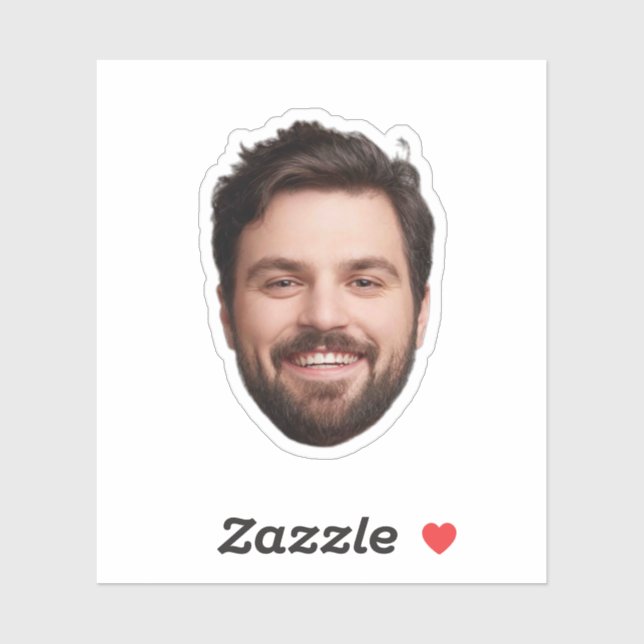 Custom personalized face head cutout funny sticker (Sheet)