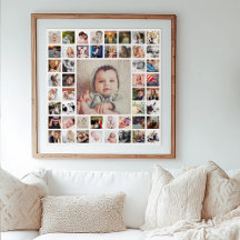 Custom Personalized Family Memories Photo Collage