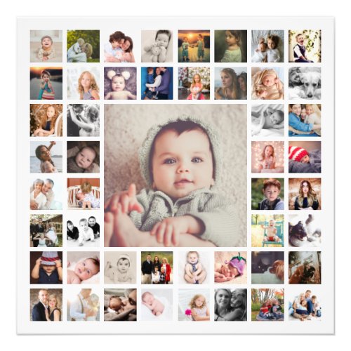 Custom Personalized Family Memories Photo Collage