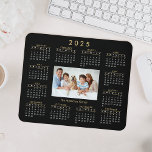 Custom Personalized Family Photo 2025 Calendar Mouse Pad<br><div class="desc">Create your own personalized 2025 calendar mouse pads with your own favorite photo and name.</div>