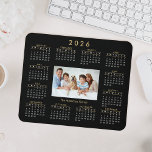 Custom Personalized Family Photo 2026 Calendar Mouse Pad<br><div class="desc">Create your own personalized 2026 calendar mouse pads with your own favorite photo and name.</div>
