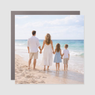 Custom Personalized Family Photo Car Magnet