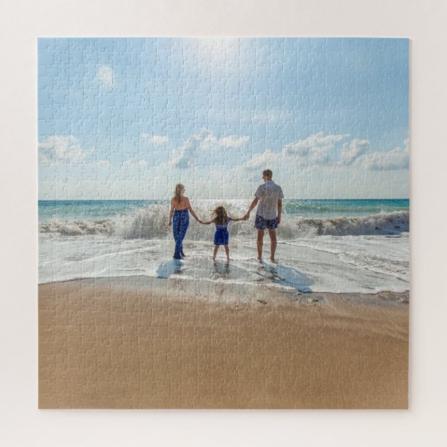 Custom Personalized Family Photo Jigsaw Puzzle (Vertical)