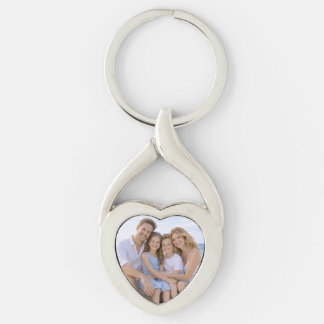 Custom Personalized Family Photo Keychain