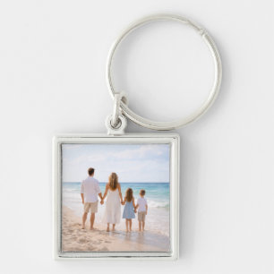 Custom Personalized Family Photo Keychain