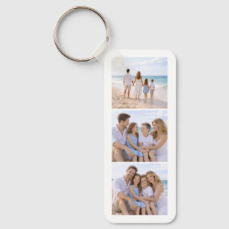 Custom Personalized Family Photo Keychain