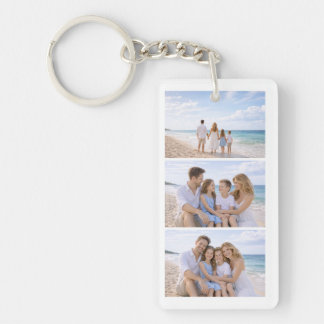 Custom Personalized Family Photo Keychain