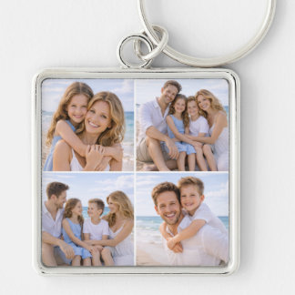 Custom Personalized Family Photo Keychain
