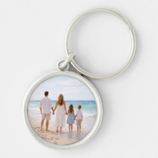 Custom Personalized Family Photo Keychain