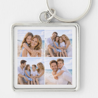 Custom Personalized Family Photo Keychain