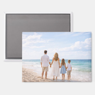 Custom Personalized Family Photo Magnet