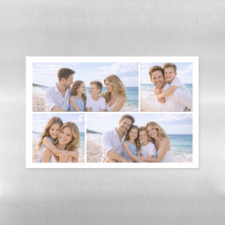 Custom Personalized Family Photo Magnetic Dry Erase Sheet