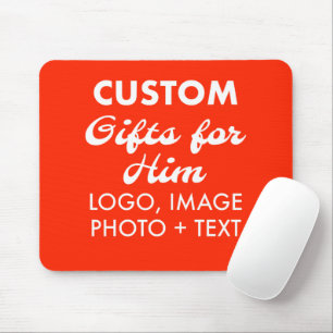 Custom Personalized Ferrari Red Mouse Pad