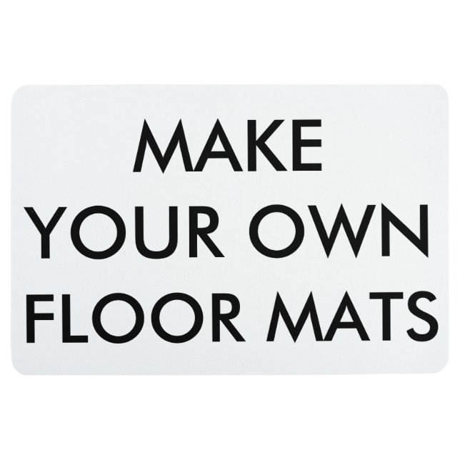 Custom Personalized Floor Mat Blank Template (Front)