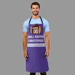 Custom Personalized Football Grill BBQ Tailgate Ap Apron