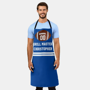 Custom Personalized Football Grill BBQ Tailgate Ap Apron