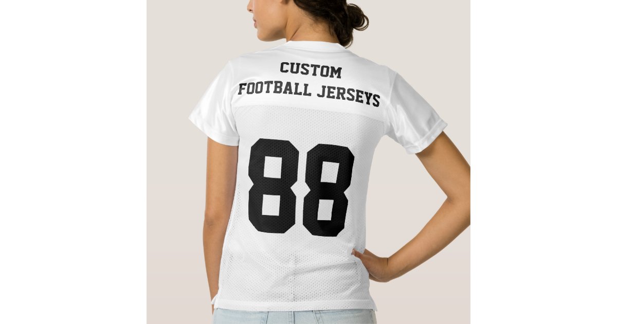 Custom Personalized Football Jersey Blank Template