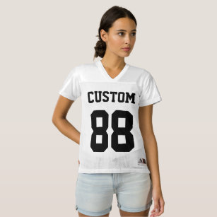 women's football jersey blank