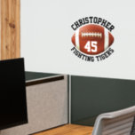 Custom Personalized Football Name Number Team Wall Decal