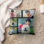 Custom Personalized Full Color Collage Photo Gift Throw Pillow