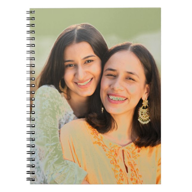 Custom personalized full photo notebook (Front)