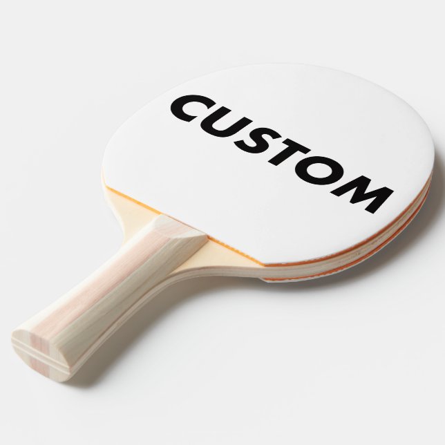 Custom Personalized FULL PRINT Table Tennis Ping Pong Paddle (Back Angle)