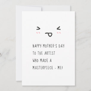 Custom Personalized Funny Happy Mothers Day Cards