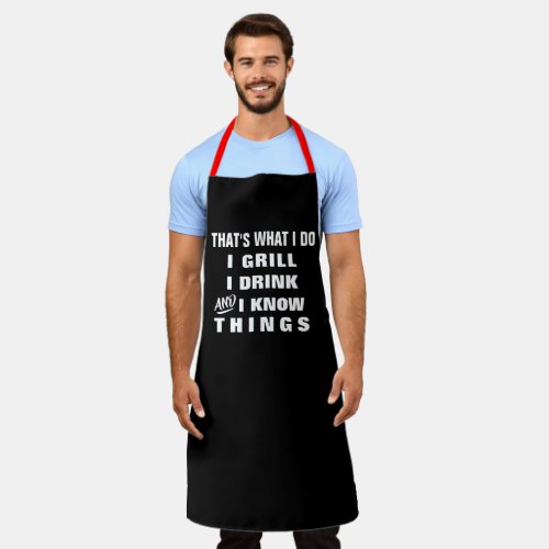 Custom Personalized Funny Mens Womens Chef Bakers Apron