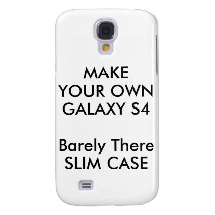 Custom Personalized Galaxy S4 Slim Phone Case