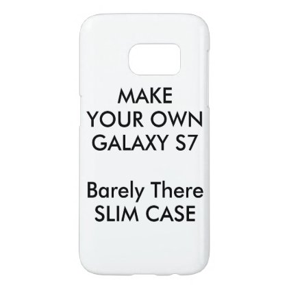 Custom Personalized Galaxy S7 Slim Phone Case