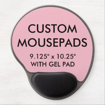 Custom Personalized Gel Mouse Pad Blank Template by CustomBlankTemplates at Zazzle