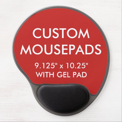Custom Personalized Gel Mouse Pad Blank Template