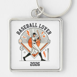 Custom Personalized Global Baseball 2026 Keychain