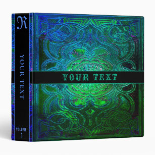 Custom Personalized Glowing Colors 3 Ring Binder