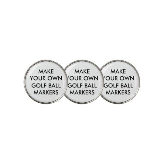 Custom Personalized Golf Ball Markers 3 Pack