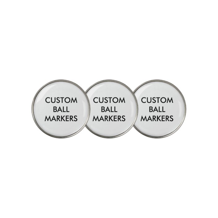 Custom Personalized Golf Ball Markers Blank