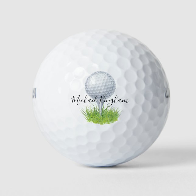 Custom Personalized Golf Ball with Name (Front)