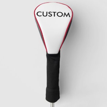 Custom Personalized Golf Club Cover Blank Template by CustomBlankTemplates at Zazzle
