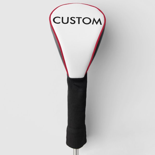 Custom Personalized Golf Club Cover Blank Template (Front)