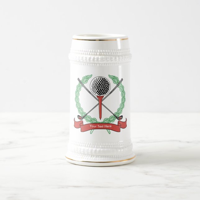 Custom Personalized Golf Mugs (Center)