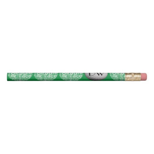 Custom Personalized Golf Pencils (Rotated 90)