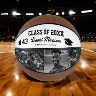 Custom Personalized Graduation Senior Photo Basketball