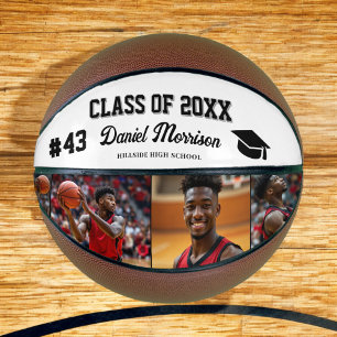 Custom Personalized Graduation Senior Photo Basketball